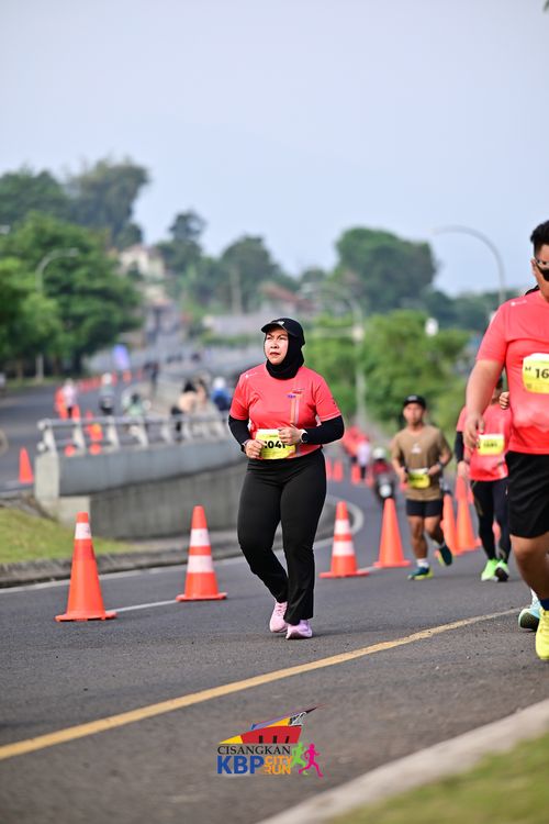 Race photo from CISANGKAN KBP CITY RUN 2025