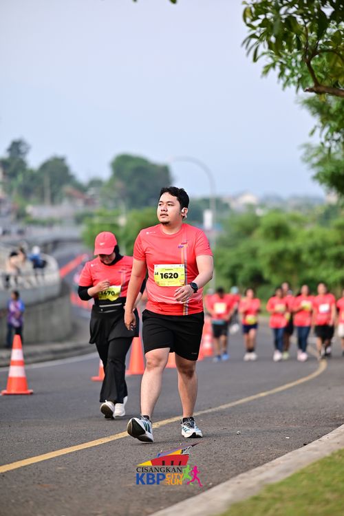 Race photo from CISANGKAN KBP CITY RUN 2025