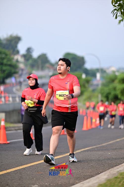 Race photo from CISANGKAN KBP CITY RUN 2025