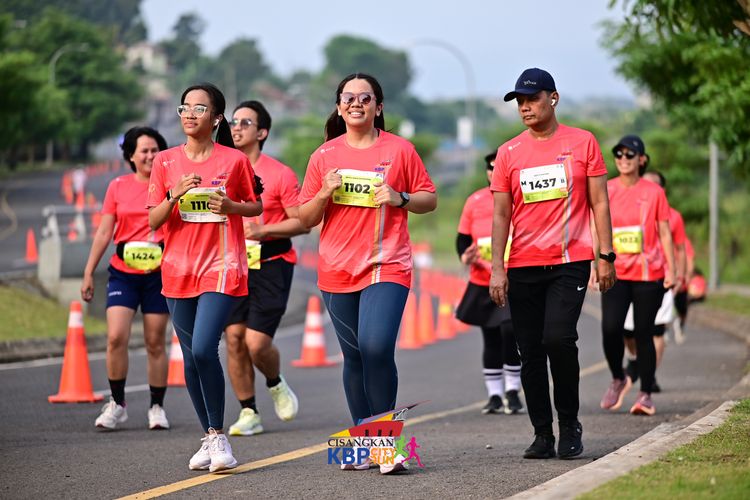 Race photo from CISANGKAN KBP CITY RUN 2025