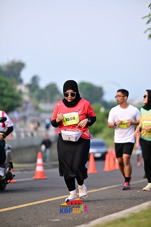 Race photo from CISANGKAN KBP CITY RUN 2025