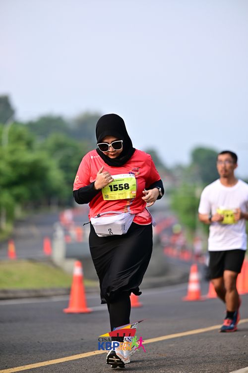 Race photo from CISANGKAN KBP CITY RUN 2025