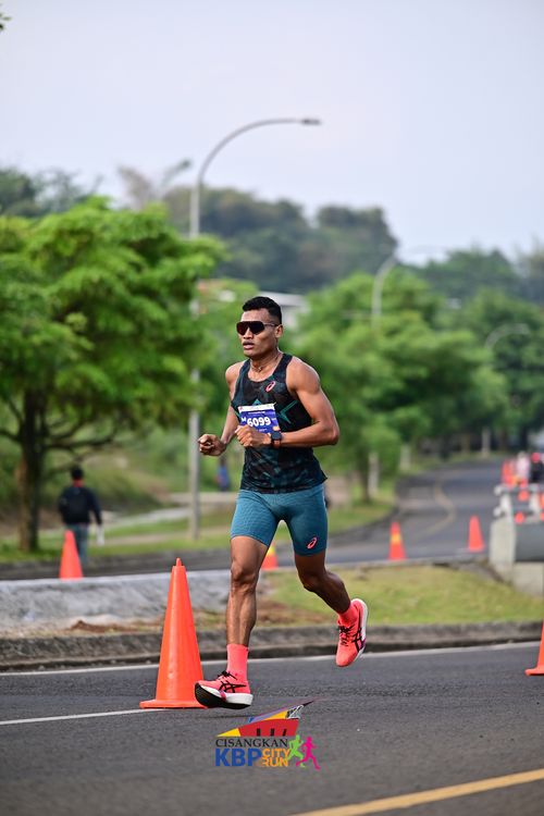 Race photo from CISANGKAN KBP CITY RUN 2025