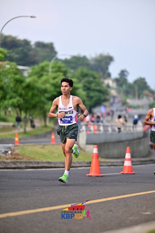 Race photo from CISANGKAN KBP CITY RUN 2025