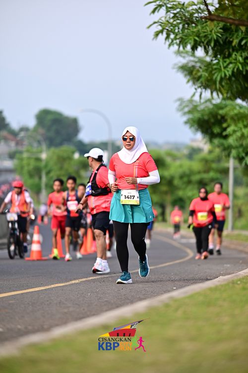 Race photo from CISANGKAN KBP CITY RUN 2025