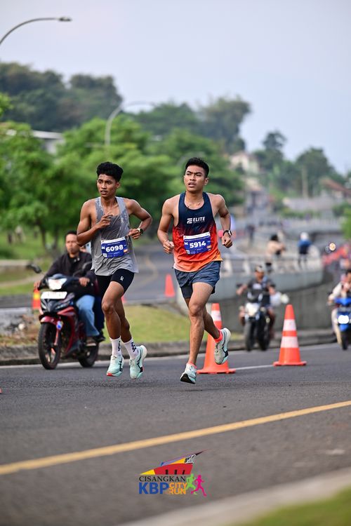 Race photo from CISANGKAN KBP CITY RUN 2025