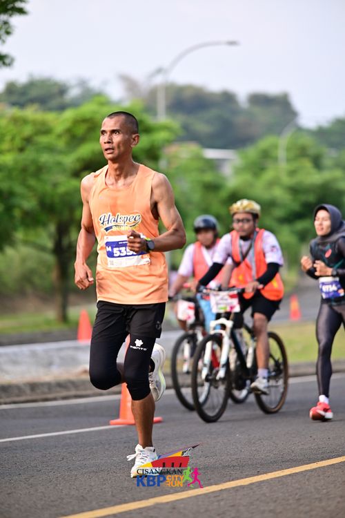 Race photo from CISANGKAN KBP CITY RUN 2025