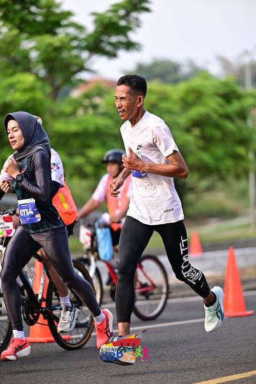 Race photo from CISANGKAN KBP CITY RUN 2025
