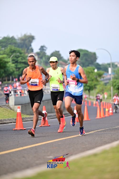 Race photo from CISANGKAN KBP CITY RUN 2025
