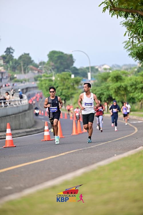 Race photo from CISANGKAN KBP CITY RUN 2025