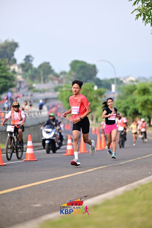 Race photo from CISANGKAN KBP CITY RUN 2025