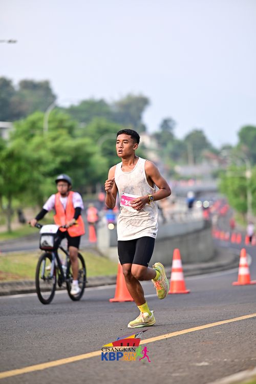 Race photo from CISANGKAN KBP CITY RUN 2025