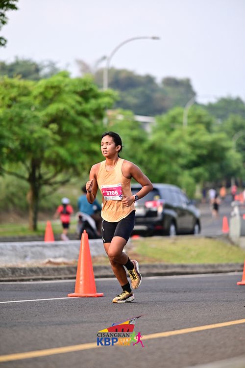 Race photo from CISANGKAN KBP CITY RUN 2025