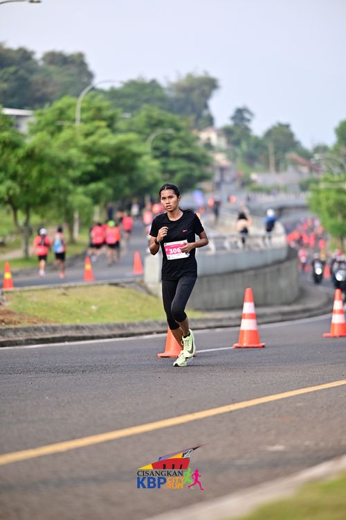 Race photo from CISANGKAN KBP CITY RUN 2025