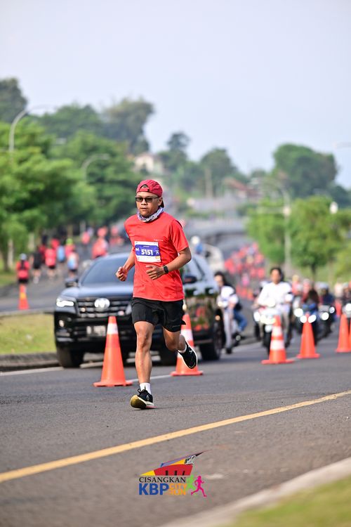 Race photo from CISANGKAN KBP CITY RUN 2025