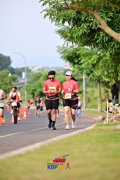 Race photo from CISANGKAN KBP CITY RUN 2025
