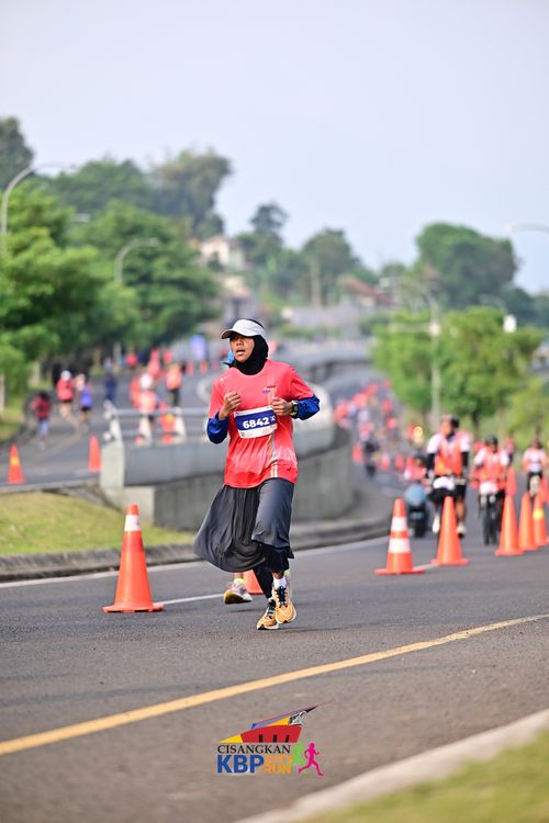 Race photo from CISANGKAN KBP CITY RUN 2025