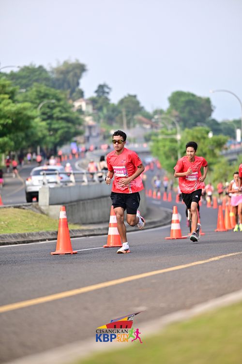 Race photo from CISANGKAN KBP CITY RUN 2025