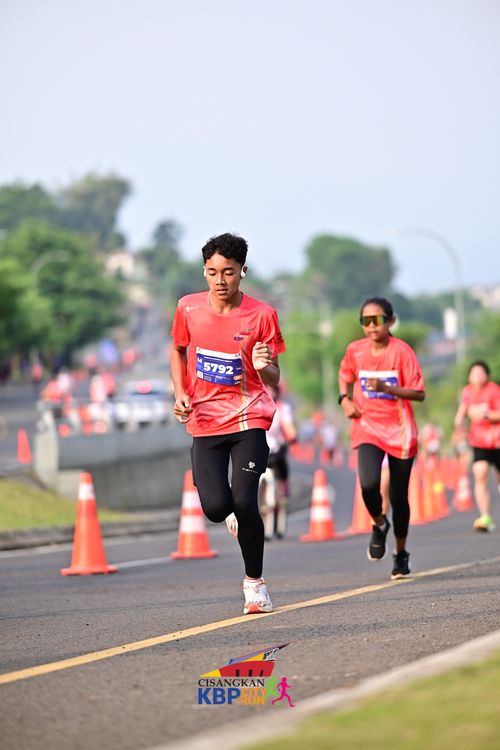 Race photo from CISANGKAN KBP CITY RUN 2025