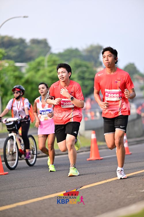 Race photo from CISANGKAN KBP CITY RUN 2025