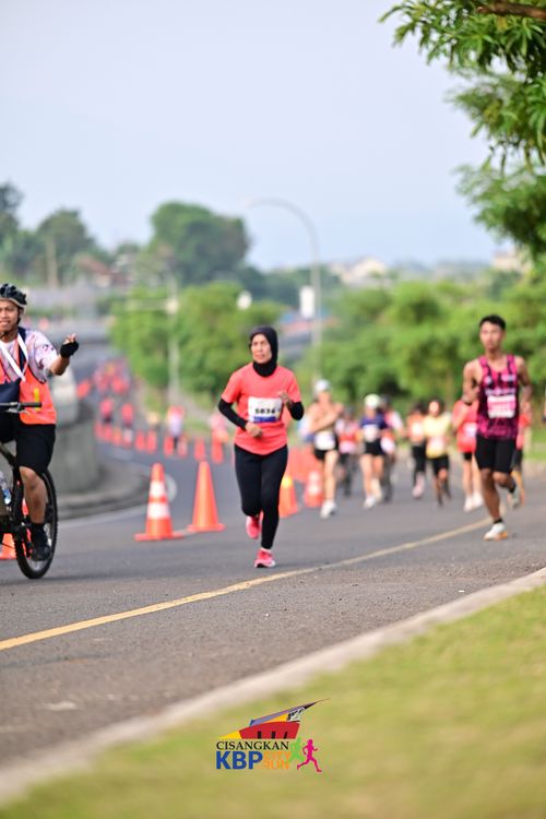 Race photo from CISANGKAN KBP CITY RUN 2025