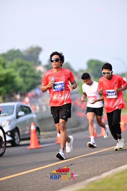 Race photo from CISANGKAN KBP CITY RUN 2025