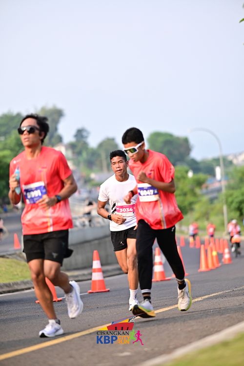 Race photo from CISANGKAN KBP CITY RUN 2025