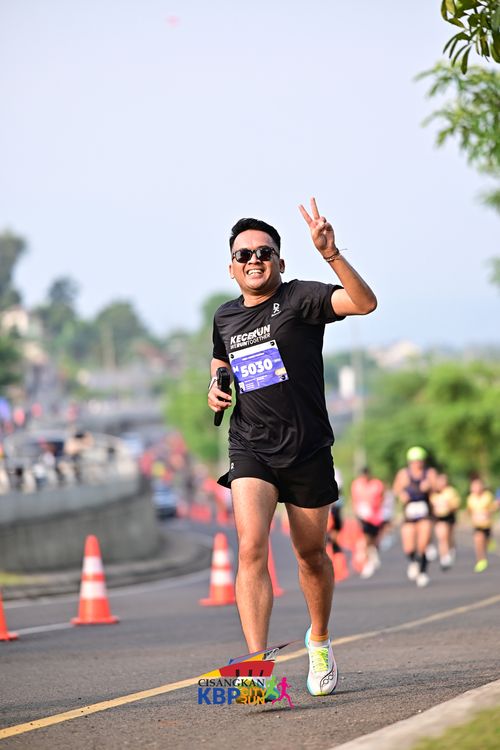 Race photo from CISANGKAN KBP CITY RUN 2025