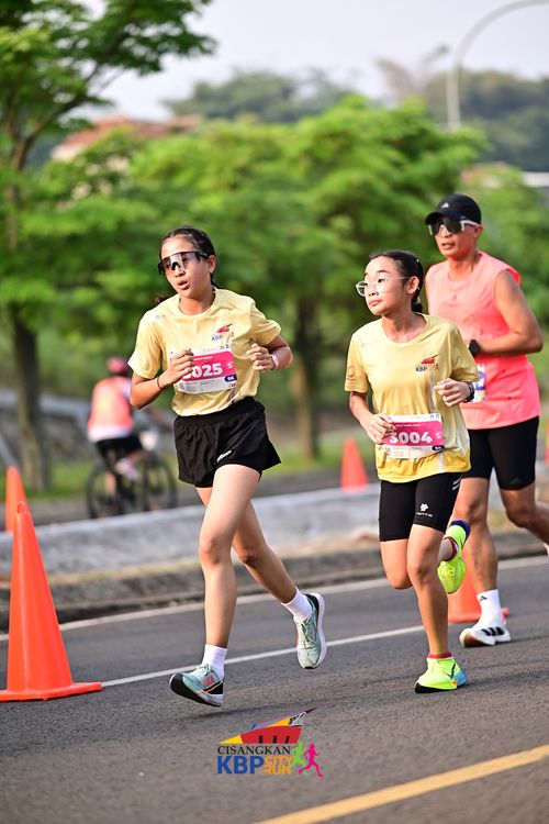 Race photo from CISANGKAN KBP CITY RUN 2025