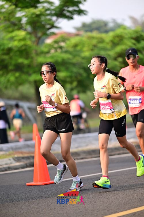 Race photo from CISANGKAN KBP CITY RUN 2025