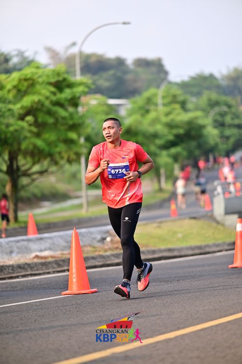 Race photo from CISANGKAN KBP CITY RUN 2025