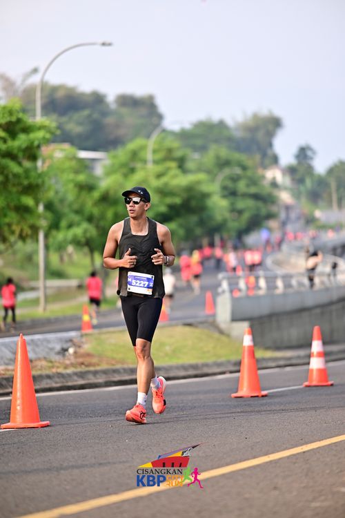 Race photo from CISANGKAN KBP CITY RUN 2025