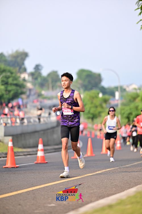 Race photo from CISANGKAN KBP CITY RUN 2025