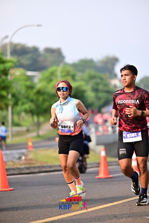 Race photo from CISANGKAN KBP CITY RUN 2025