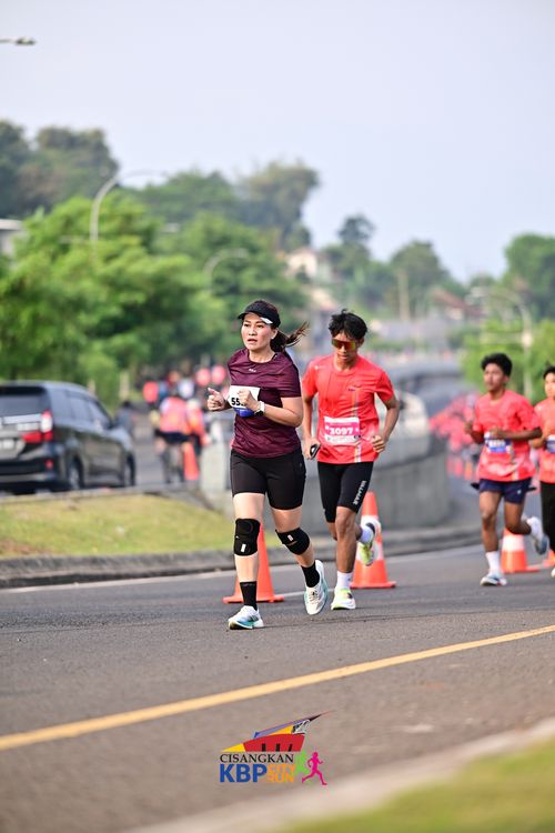Race photo from CISANGKAN KBP CITY RUN 2025