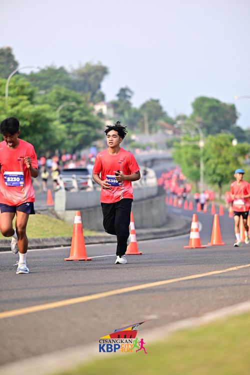 Race photo from CISANGKAN KBP CITY RUN 2025