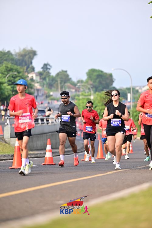 Race photo from CISANGKAN KBP CITY RUN 2025