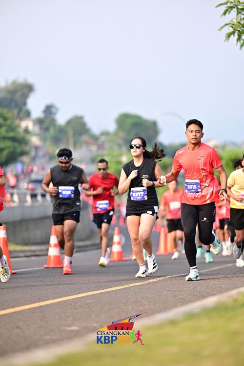 Race photo from CISANGKAN KBP CITY RUN 2025