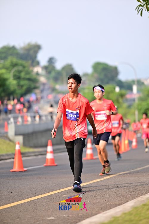 Race photo from CISANGKAN KBP CITY RUN 2025