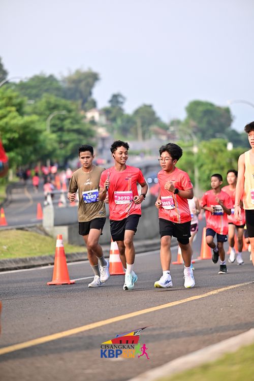 Race photo from CISANGKAN KBP CITY RUN 2025