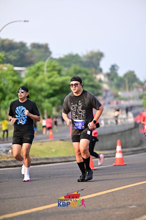 Race photo from CISANGKAN KBP CITY RUN 2025