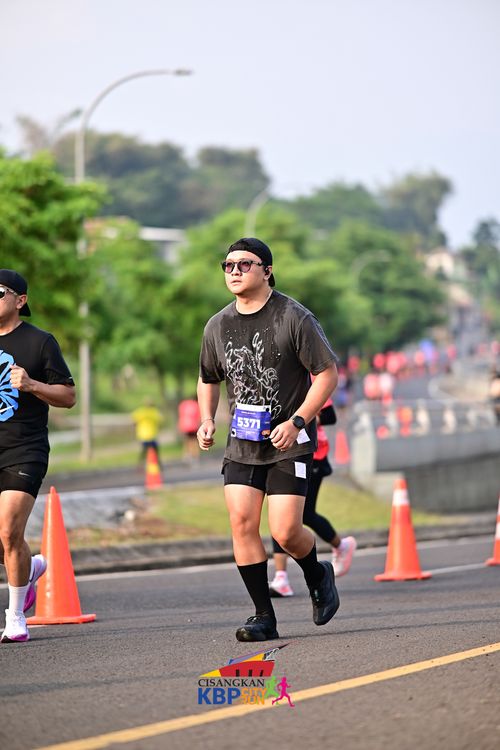 Race photo from CISANGKAN KBP CITY RUN 2025