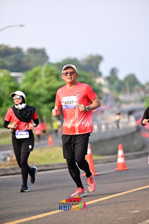 Race photo from CISANGKAN KBP CITY RUN 2025