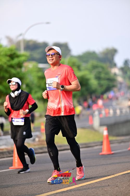 Race photo from CISANGKAN KBP CITY RUN 2025