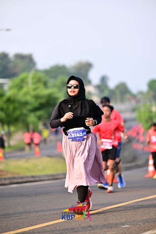 Race photo from CISANGKAN KBP CITY RUN 2025