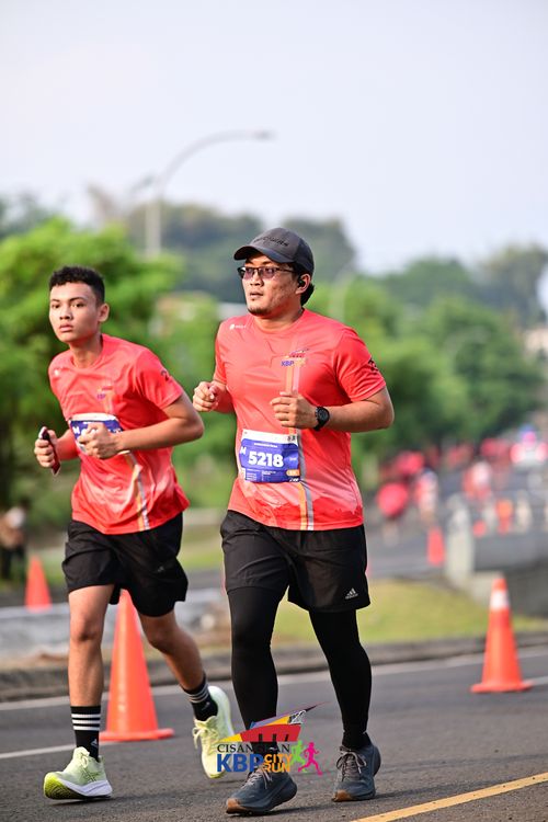 Race photo from CISANGKAN KBP CITY RUN 2025