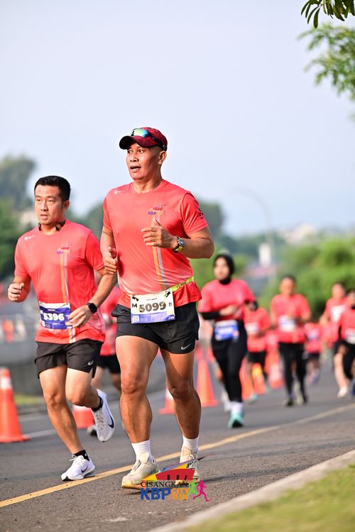 Race photo from CISANGKAN KBP CITY RUN 2025