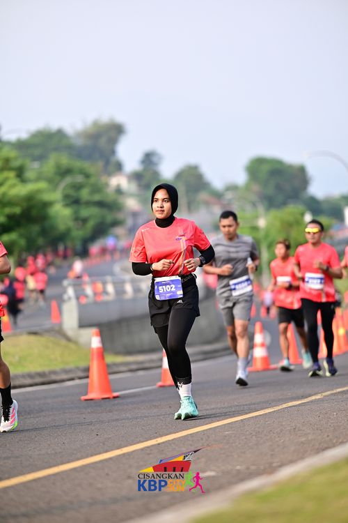 Race photo from CISANGKAN KBP CITY RUN 2025
