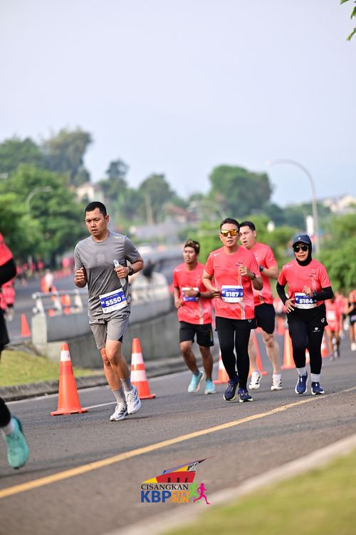 Race photo from CISANGKAN KBP CITY RUN 2025