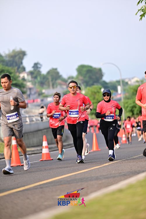 Race photo from CISANGKAN KBP CITY RUN 2025